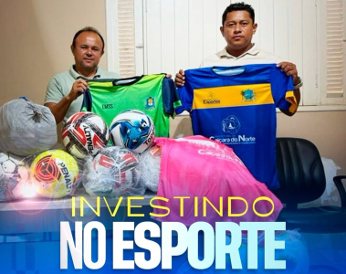 A Prefeitura de Caiçara do Norte segue investindo no esporte!