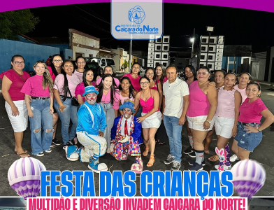 Festa das Crianças leva alegria e diversão para as famílias de Caiçara do Norte