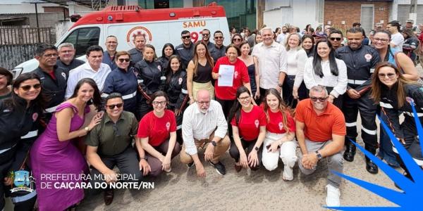 Caiçara do Norte assina termo de cooperação para integração com a nova base do SAMU